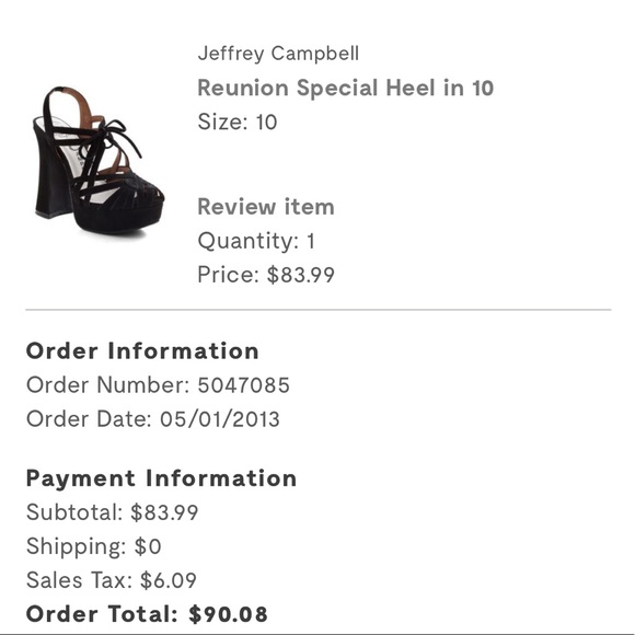 Jeffrey Campbell platform heels, 10 - Picture 6 of 8